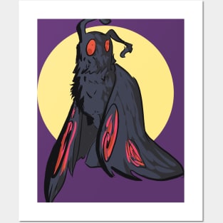 mothman Posters and Art